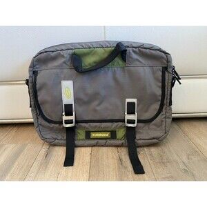 TIMBUK2 Closer Laptop Briefcase Messenger Bag Crossbody Gray